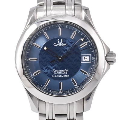 オメガ OMEGA 2506.80 シーマスター クロノメーター ジャックマイヨール 3000本限定 自動巻き メンズ 美品 保証書付き 腕時計 N#151280