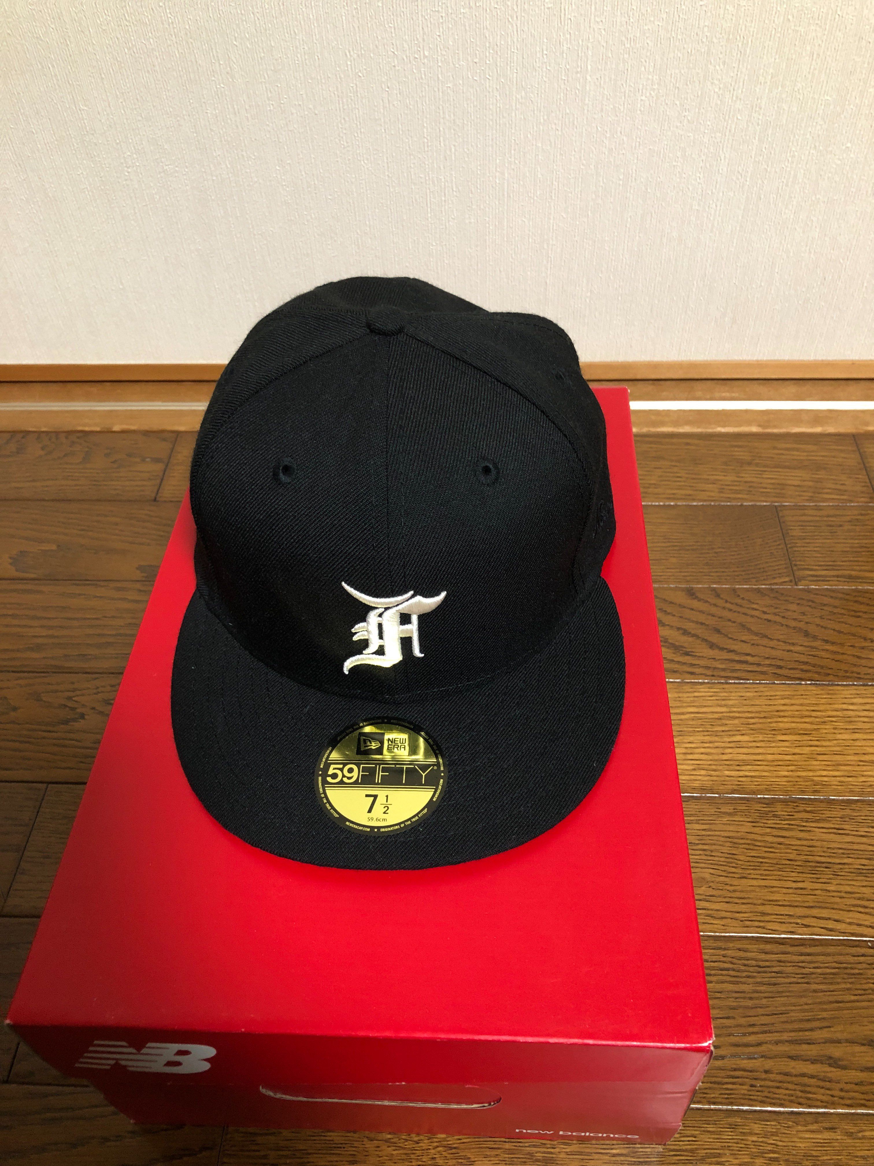 NEW ERA FEAR OF GOD ESSENTIALS 59FIFTY F LOGO Under Visor "Black"