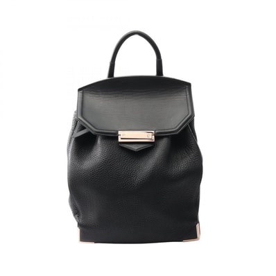 アレキサンダーワン alexanderwang PRISMA プリズマ リュックサック バックパック バッグ レザー レディース ブラック系 【中古】