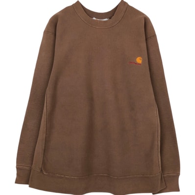 古着 カーハート Carhartt 無地 ブランクスウェットシャツ トレーナー メンズXL相当/eaa673827