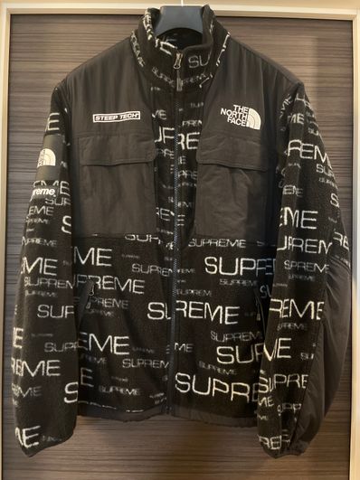 Supreme x The North Face Steep Tech Fleece Jacket "Black"