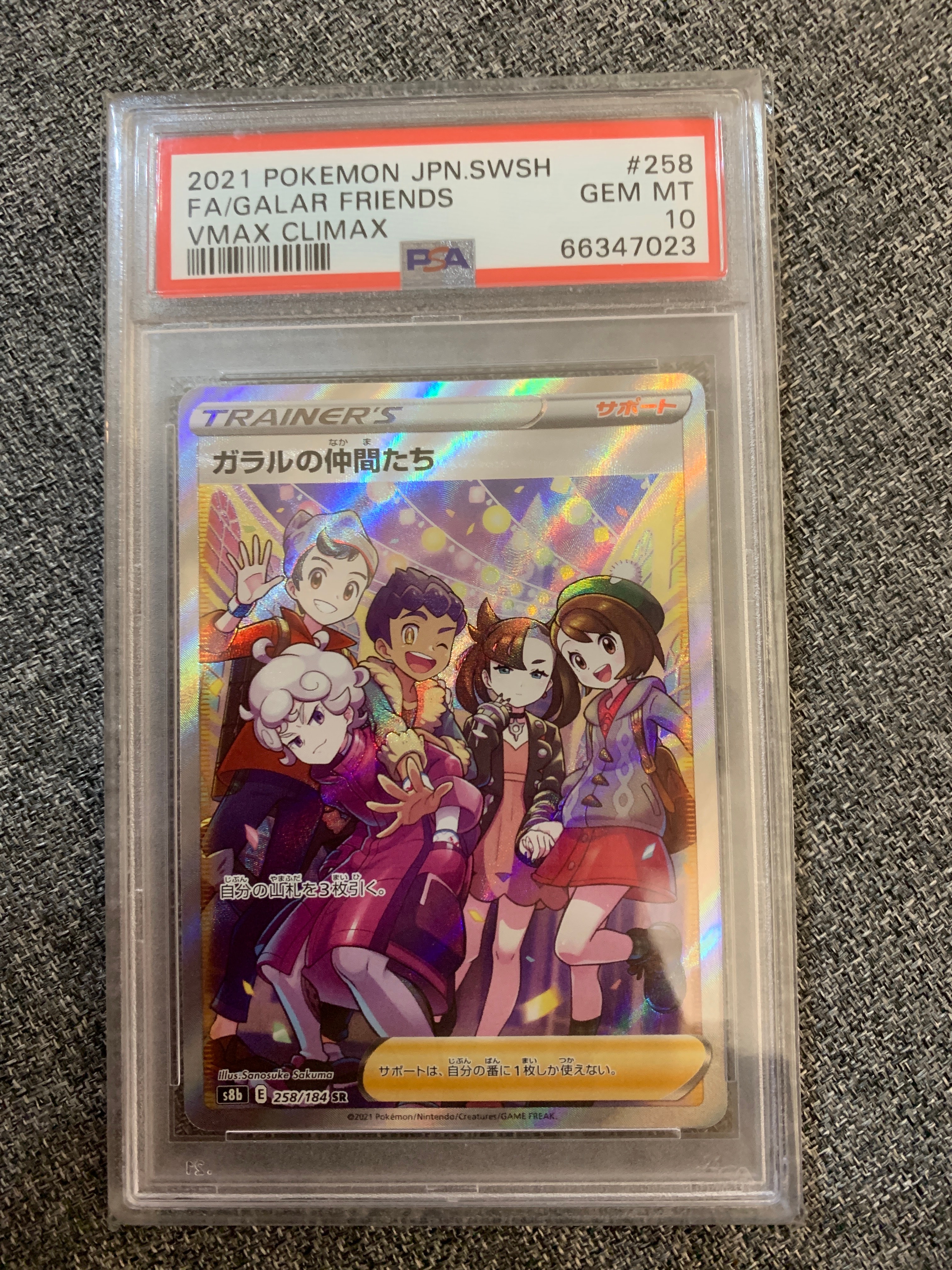 ガラルの仲間たち SR[S8b 258/184](ハイクラスパック「VMAXクライマックス」)