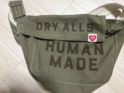HUMAN MADE Mail Bag "Olive Drab"