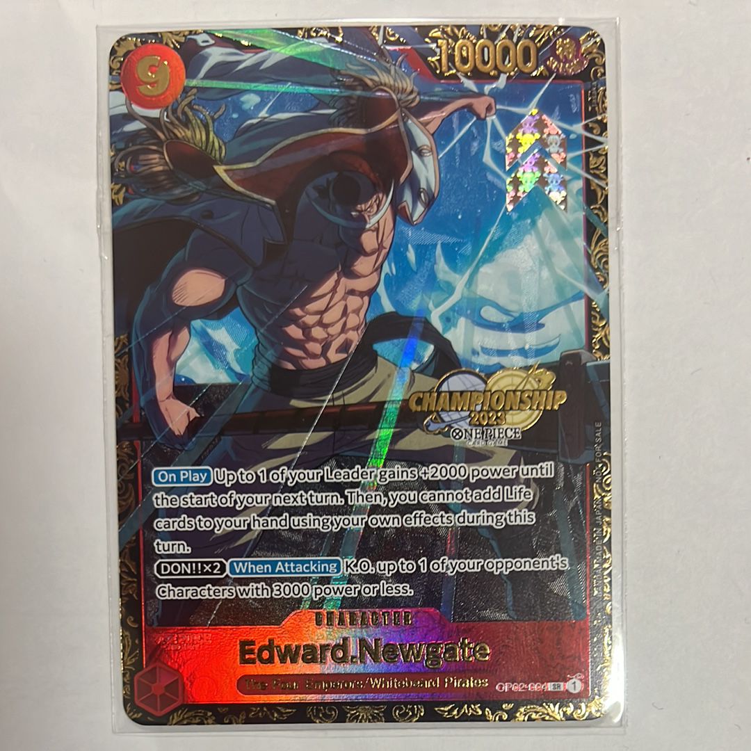 Edward.Newgate SR [OP02-004] [EN](Promotional Card "Championship 2023 Offline Regional Top 16") — A