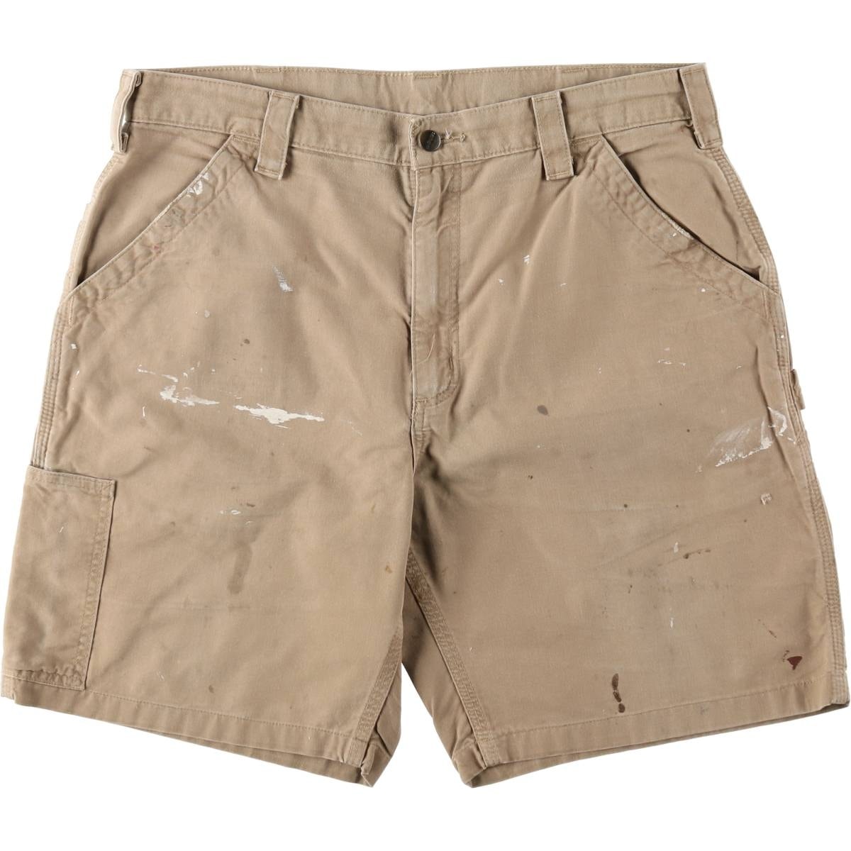 古着 カーハート Carhartt ORIGINAL FIT ダック地ペインターショーツ ショートパンツ メンズw36相当/eaa620593
