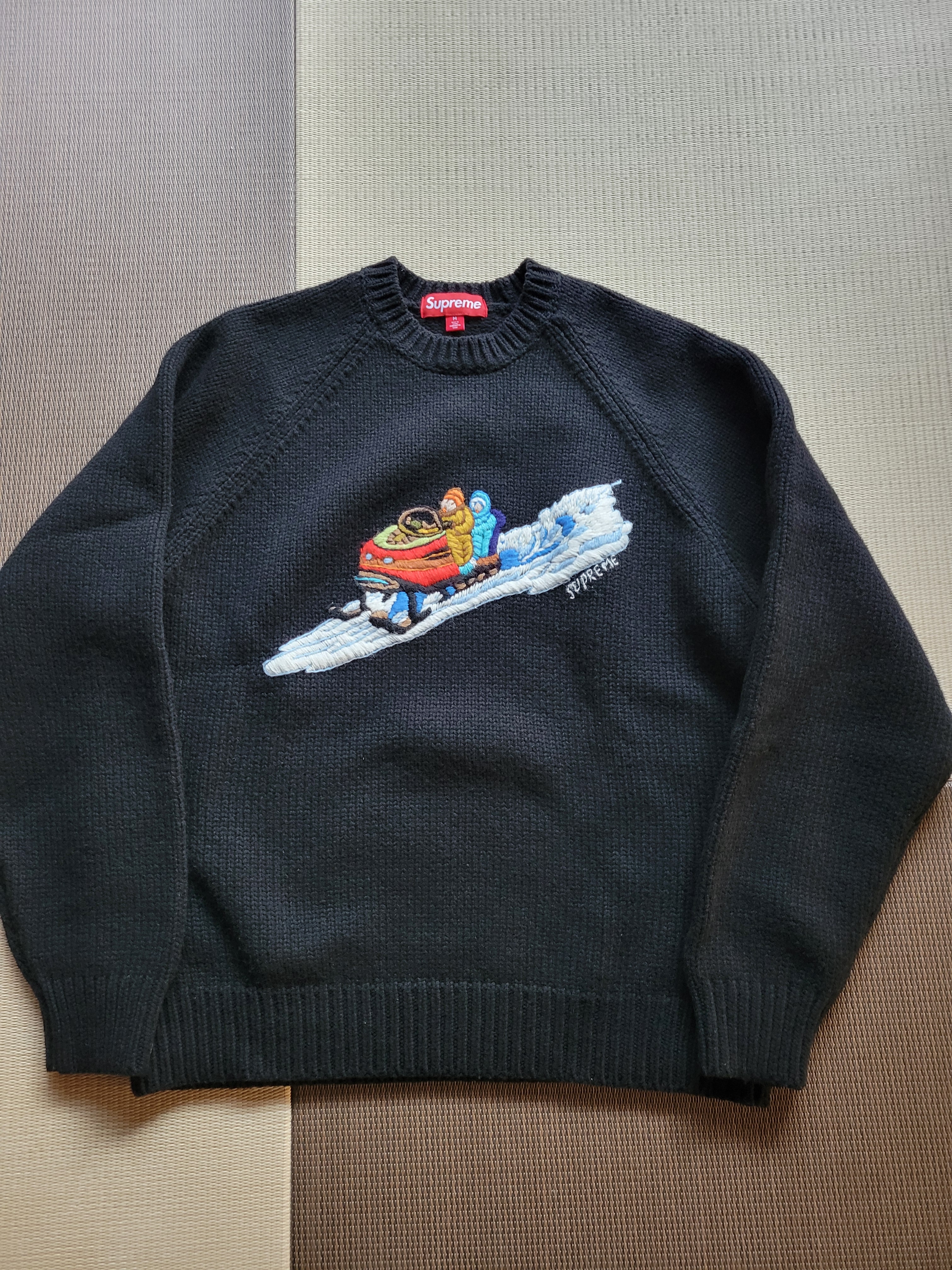 Supreme Snowmobile Sweater "Black"