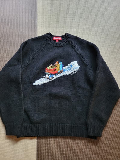 Supreme Snowmobile Sweater "Black"