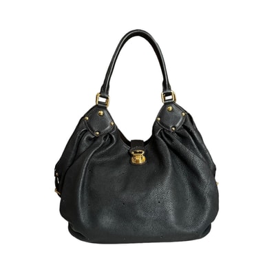 ルイヴィトン L モノグラムマヒナ ハンドバッグ モノグラムマヒナ M95765 ブラック レディース LOUIS VUITTON 中古