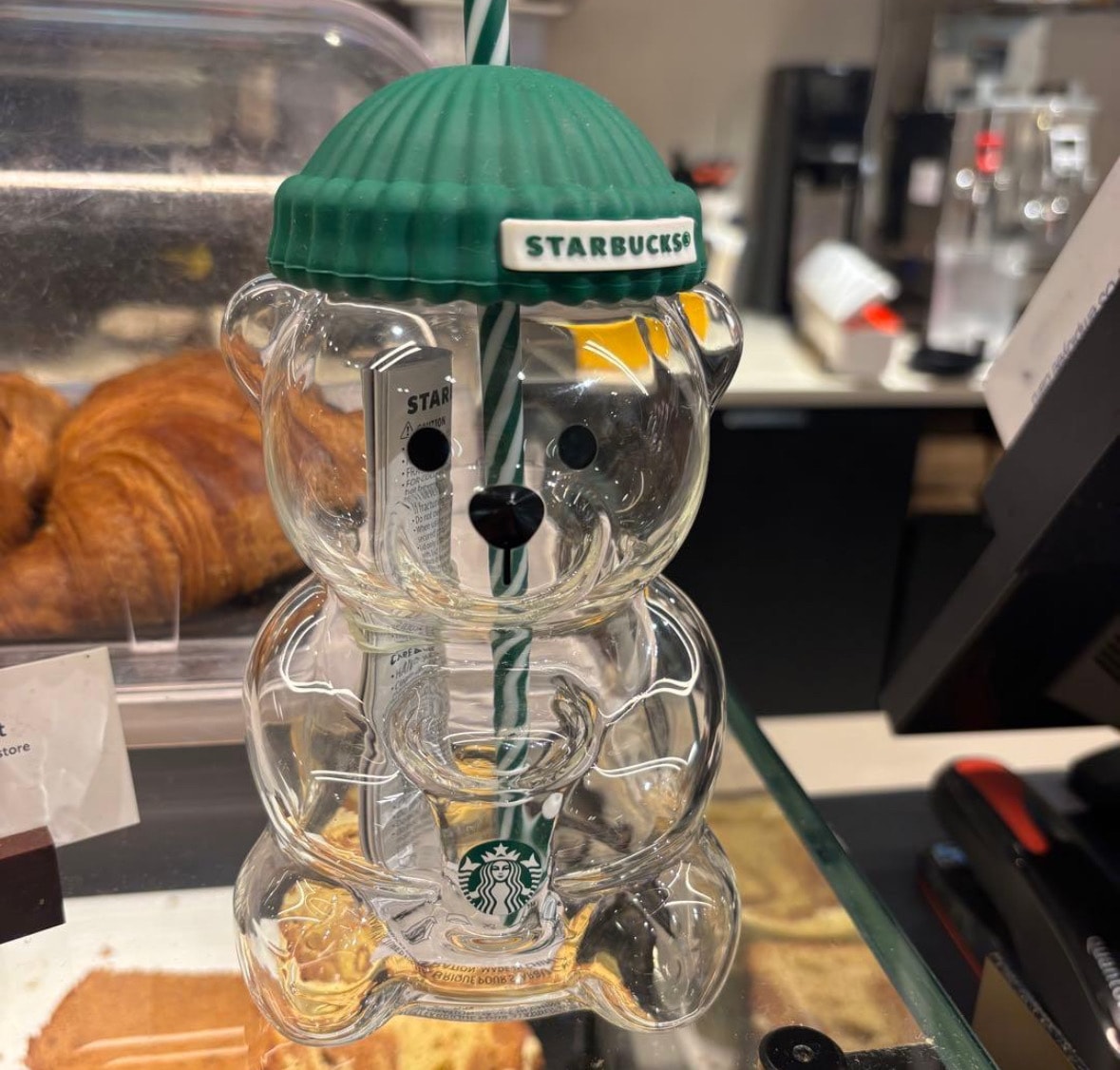 新品未開封 海外スターバックス ベアリスタ コールドグラス タンブラー 20oz 約591ml 日本未発売 STARBUCKS