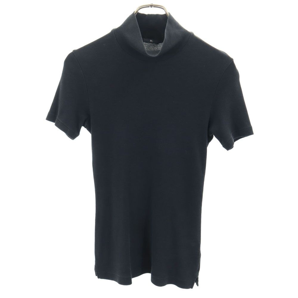 Y's ワイズ 80s ヴィンテージ 半袖 ハイネック Tシャツ ブラック