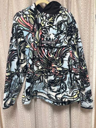 Supreme x The North Face Steep Tech Fleece Pullover "Multicolor Dragon"