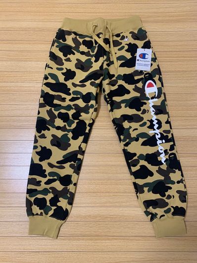 BAPE x Champion 1st Camo Sweatpants