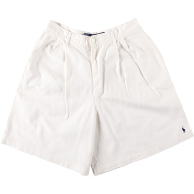 古着 80~90年代 ラルフローレン Ralph Lauren ツータック チノショーツ ショートパンツ USA製 レディースL(w30)相当 ヴィンテージ/eaa635525