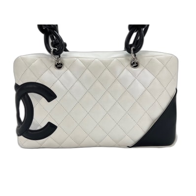 シャネル CHANEL カンボンライン ハンドバッグ【中古】