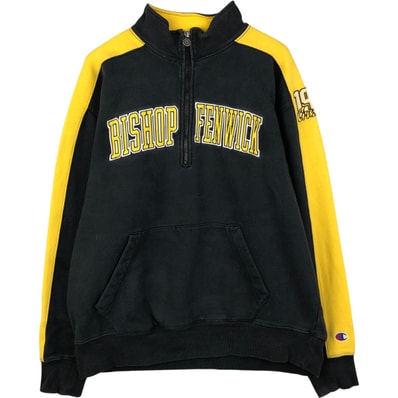 古着 チャンピオン Champion ハーフジップスウェットシャツ トレーナー メンズL相当/eaa591569