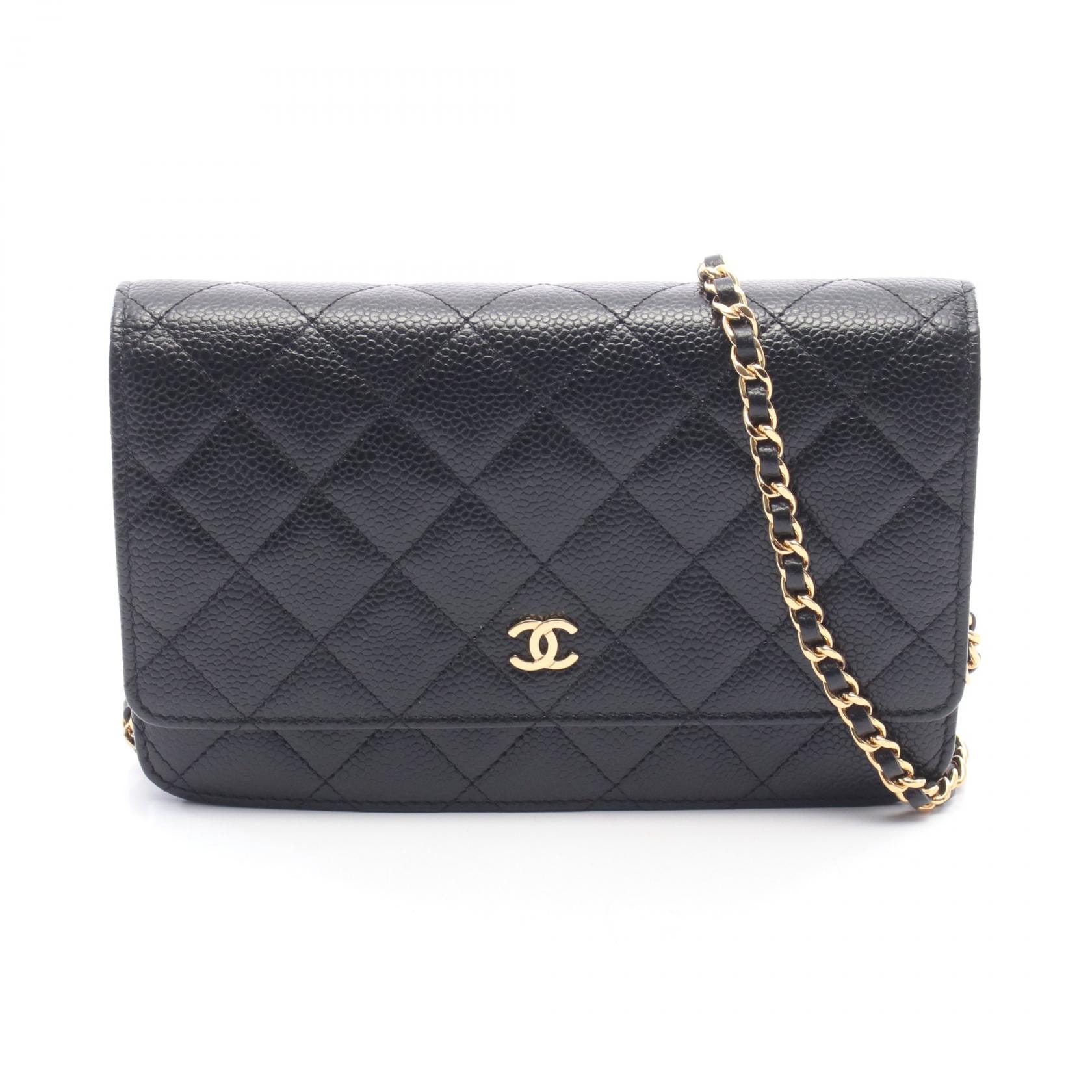 シャネル CHANEL マトラッセ ショルダーバッグ バッグ キャビアスキン(グレインドカーフ) レディース ブラック系 【中古】