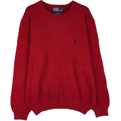 古着 ラルフローレン Ralph Lauren POLO by Ralph Lauren コットンニットセーター メンズL相当/eaa645920