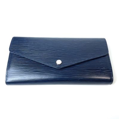 Louis Vuitton Epi Portefeuille Sarah "Indigo Blue"