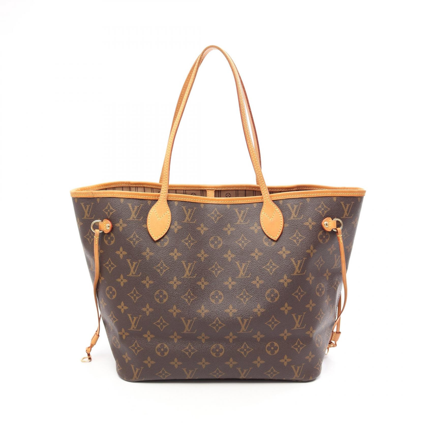 ルイ・ヴィトン LOUIS VUITTON ネヴァーフルMM モノグラム トートバッグ バッグ PVCコーティングキャンバス レザー レディース ブラウン系 M40156 【中古】