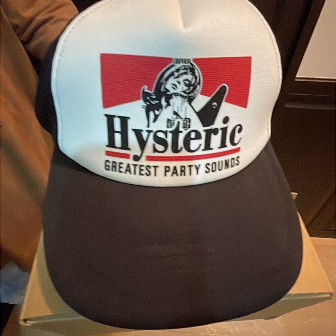 HYSTERIC GLAMOUR Guitar Girl Mesh Cap "Black" 02233QH05