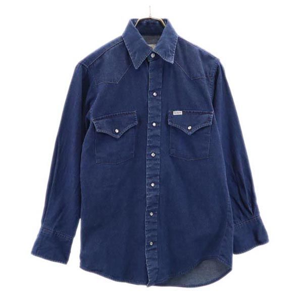 Carhartt 80s 長袖 デニム ウエスタンシャツ