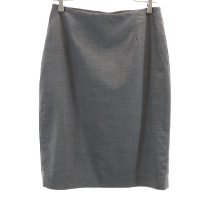 Brooks Brothers Red Fleece ブルックスブラザーズ レッドフリース ミディ丈 タイトスカート 4 グレー