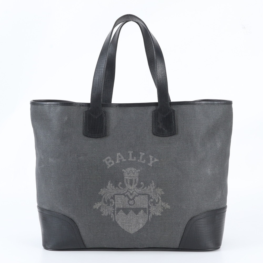 ■美品 バリー エンブレム ロゴトート バッグ
