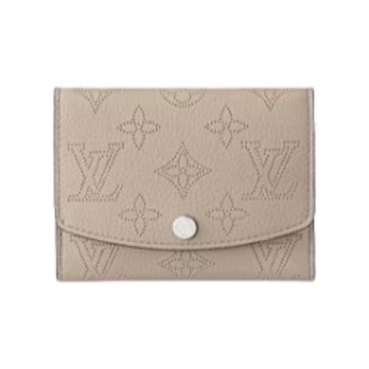 Louis Vuitton Victorine Wallet Mahina Leather "Galet"
