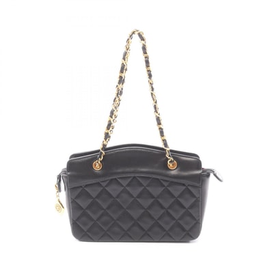 シャネル CHANEL マトラッセ ハンドバッグ バッグ ラムスキン(羊革) レディース ブラック系 【中古】