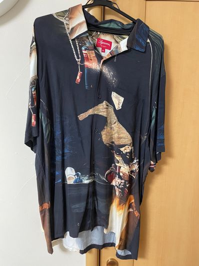 Supreme Firecracker Rayon S/S Shirt "Black"