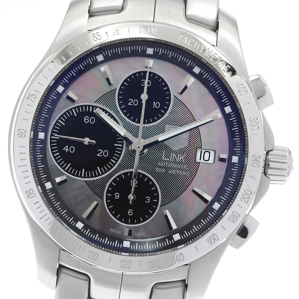 タグホイヤー リンク ムーンパール CJF211M メンズ 【中古】