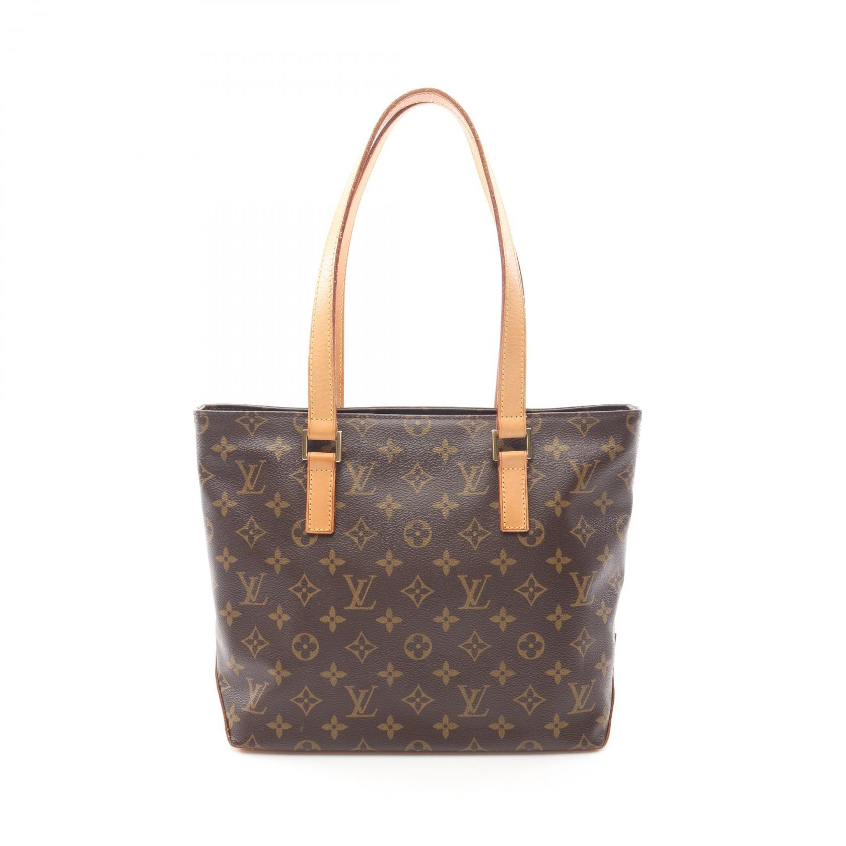 ルイ・ヴィトン LOUIS VUITTON カバピアノ ショルダーバッグ バッグ PVCコーティングキャンバス レザー モノグラム レディース ブラウン系 M51148 【中古】