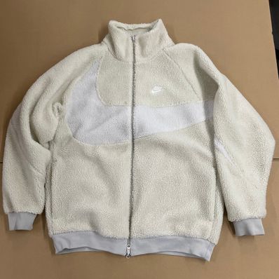 Nike Big Swoosh Boa Jacket "Light Bone/Sail"