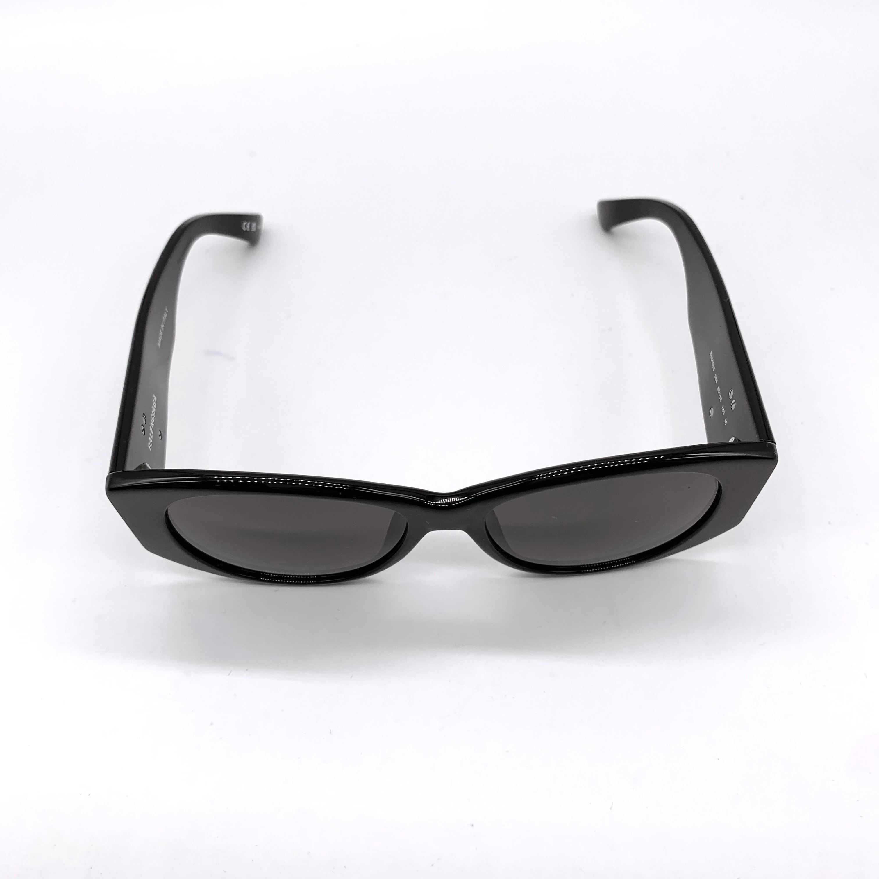 BALENCIAGA Nano Round Sunglasses "Black"