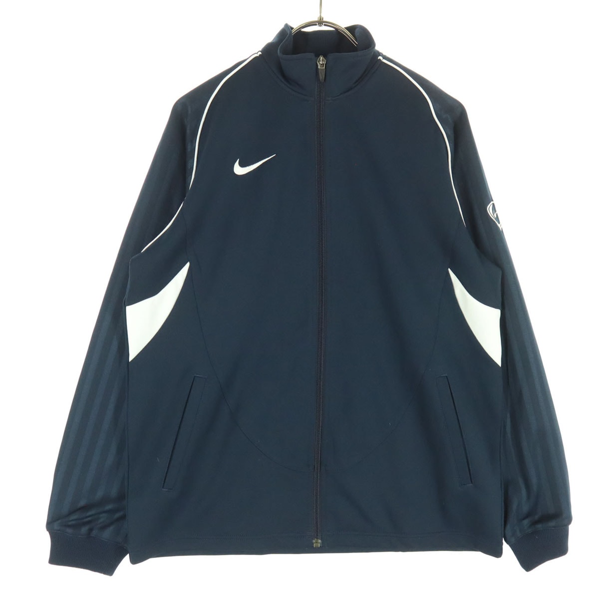 NIKE ナイキ スウッシュ 長袖 トラックジャケット L ネイビー