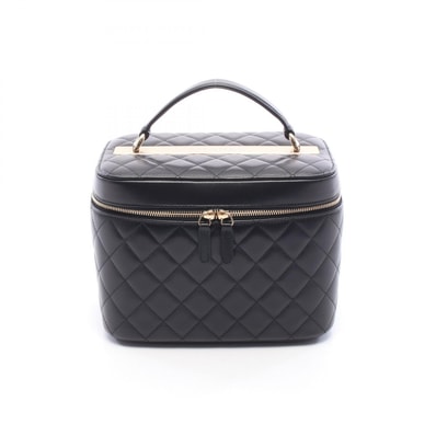 シャネル CHANEL マトラッセ ハンドバッグ バッグ ラムスキン(羊革) レディース ブラック系 【中古】