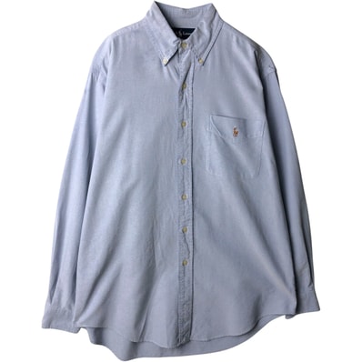 古着 ラルフローレン Ralph Lauren CLASSIC FIT 長袖 ボタンダウンシャツ メンズM相当/eaa634415