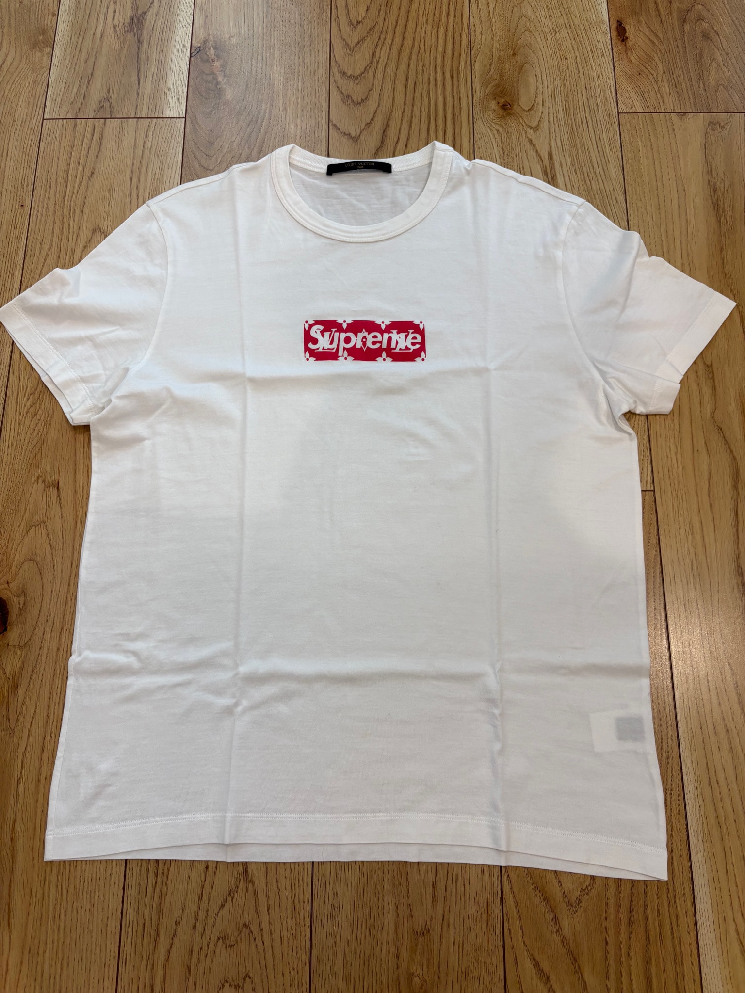 Supreme / Louis Vuitton Box Logo Tee "Red"