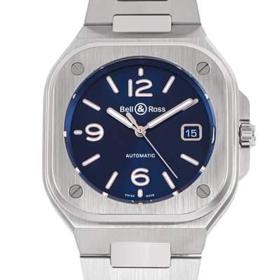 Bell&Ross ベル&ロス BR05 ブルースティール BR05A-BLU-ST/SST ステンレススチール【中古】