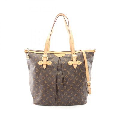 ルイ・ヴィトン LOUIS VUITTON パレルモGM モノグラム 2WAY ショルダーバッグ バッグ PVCコーティングキャンバス レザー レディース ブラウン系 M40146 【中古】