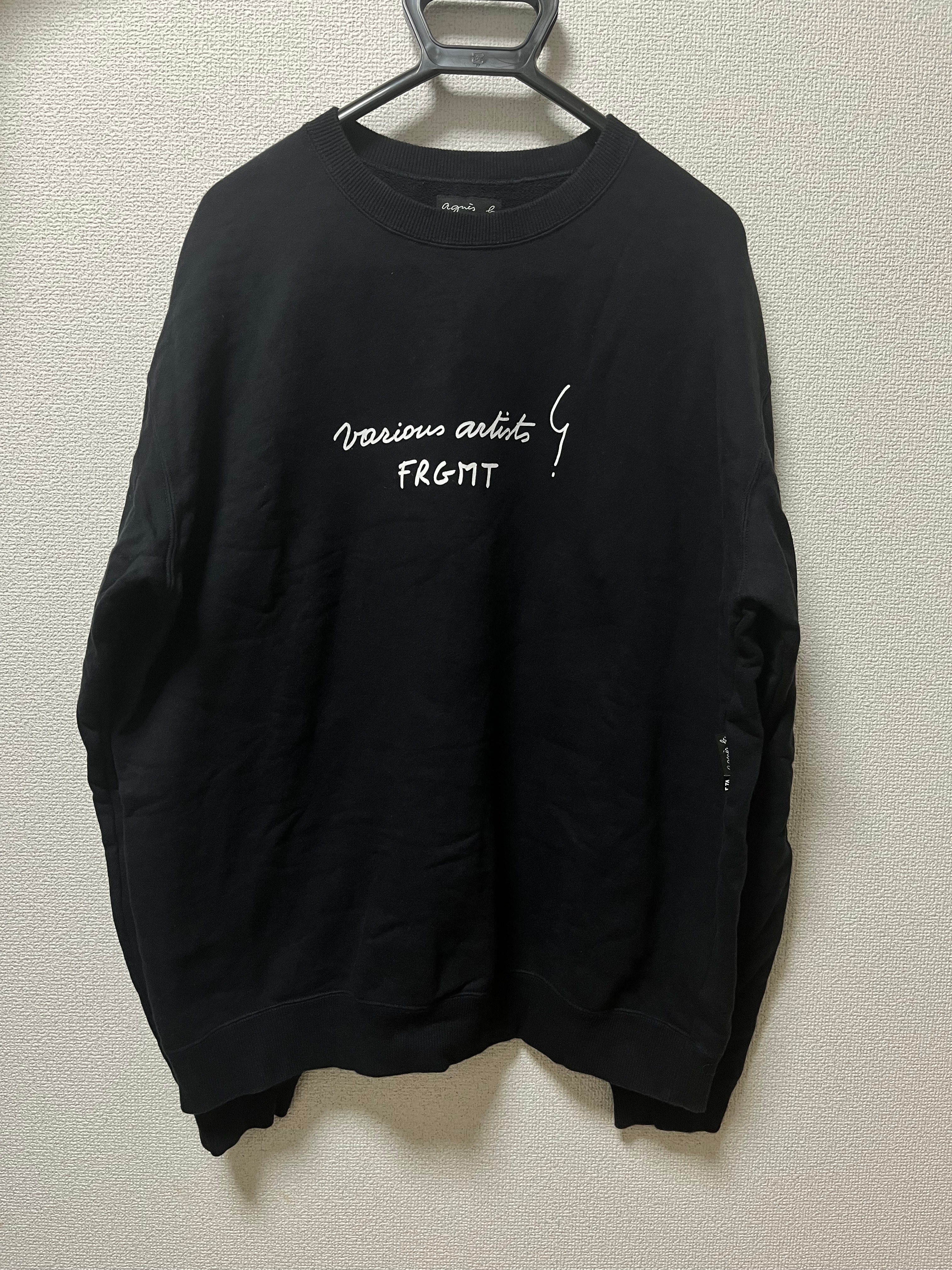 未使用に近い】ヴイエー フラグメント x アニエスベー スウェット