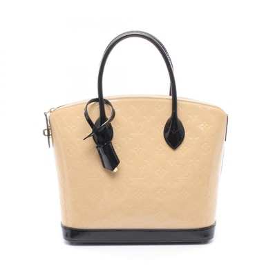 Louis Vuitton Vernis Lockit PM "Dune/Noir"