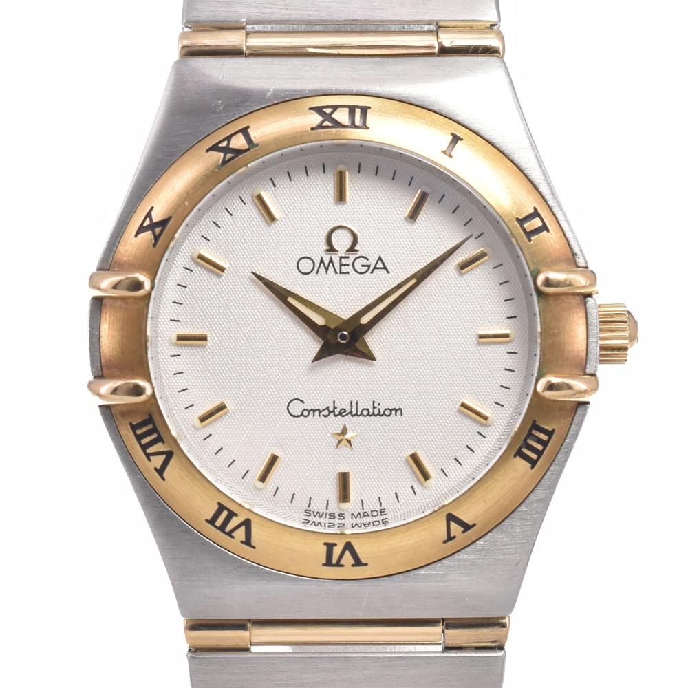 オメガ OMEGA 1272.30.000 コンステレーション シルバ﻿ー クォーツ レディース 良品 箱・保証書付き 腕時計 I#150317