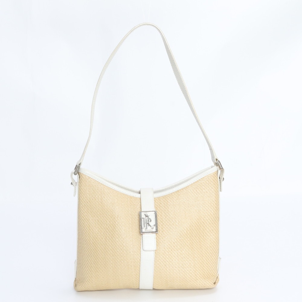 ■美品 ラルフローレン ローレンショルダーバッグ レザー