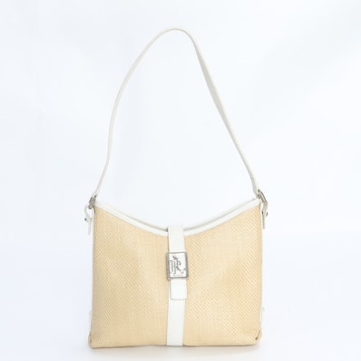 ■美品 ラルフローレン ローレンショルダーバッグ レザー