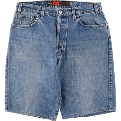 古着 90年代 リーバイス Levi's SILVER TAB シルバータブ LOOSE ルーズ デニムショーツ ハーフパンツ USA製 メンズw35相当 ヴィンテージ/eaa555489