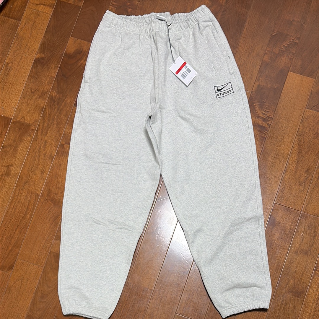 Stussy x Nike Fleece Pant "Grey Heather" (US Size) FN5231-050