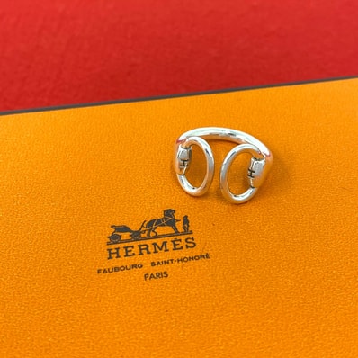 HERMES エルメス ナウシカ リング シルバー925 リング・指輪 10号 シルバー
26308