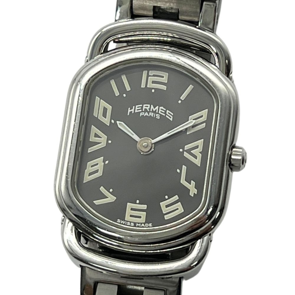 HERMES エルメス RA1.210 ラリー クォーツ レディース 腕時計 正規品 / C1364