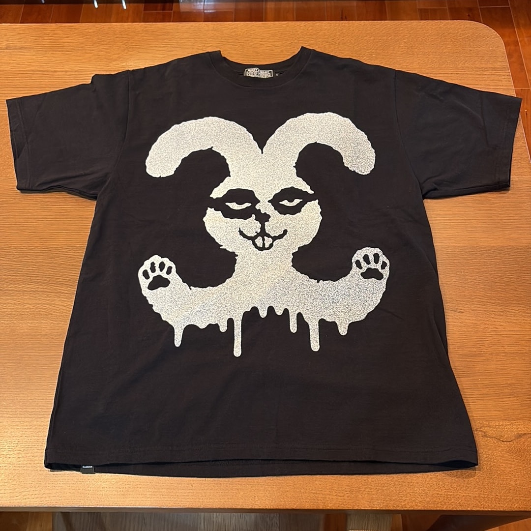 HYSTERIC GLAMOUR Rabbit Ghost Tee "Black"